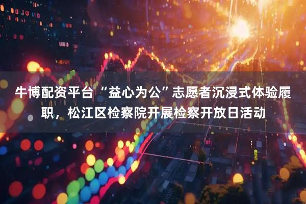 牛博配资平台 “益心为公”志愿者沉浸式体验履职，松江区检察院开展检察开放日活动