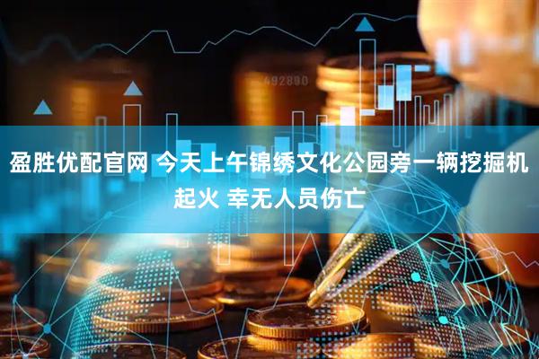 盈胜优配官网 今天上午锦绣文化公园旁一辆挖掘机起火 幸无人员伤亡
