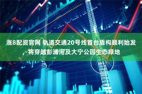 涨8配资官网 轨道交通20号线首台盾构顺利始发，将穿越彭浦河及大宁公园生态绿地